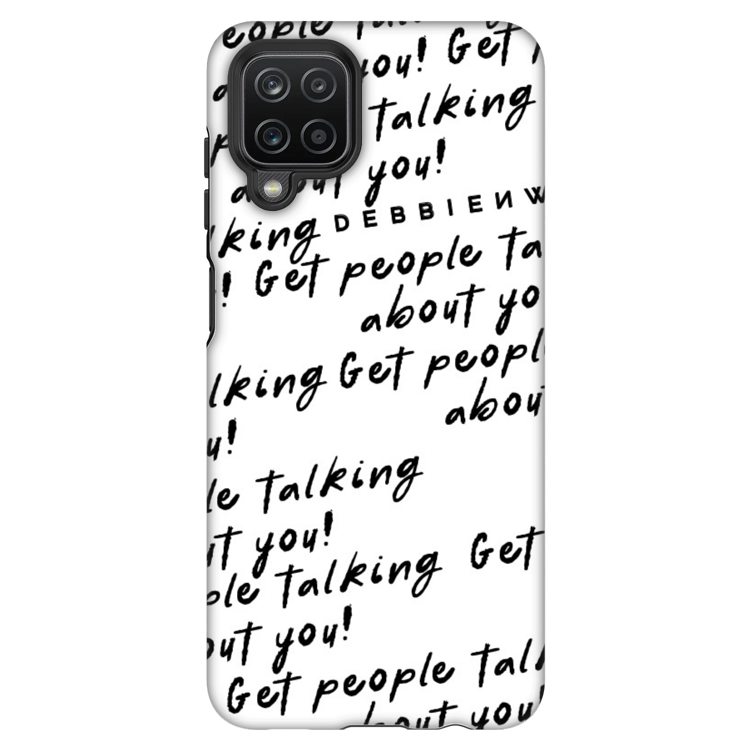 Picasee Fashion Case für Samsung Galaxy A12 A125F - GET PEOPLE TALK ABOUT YOU