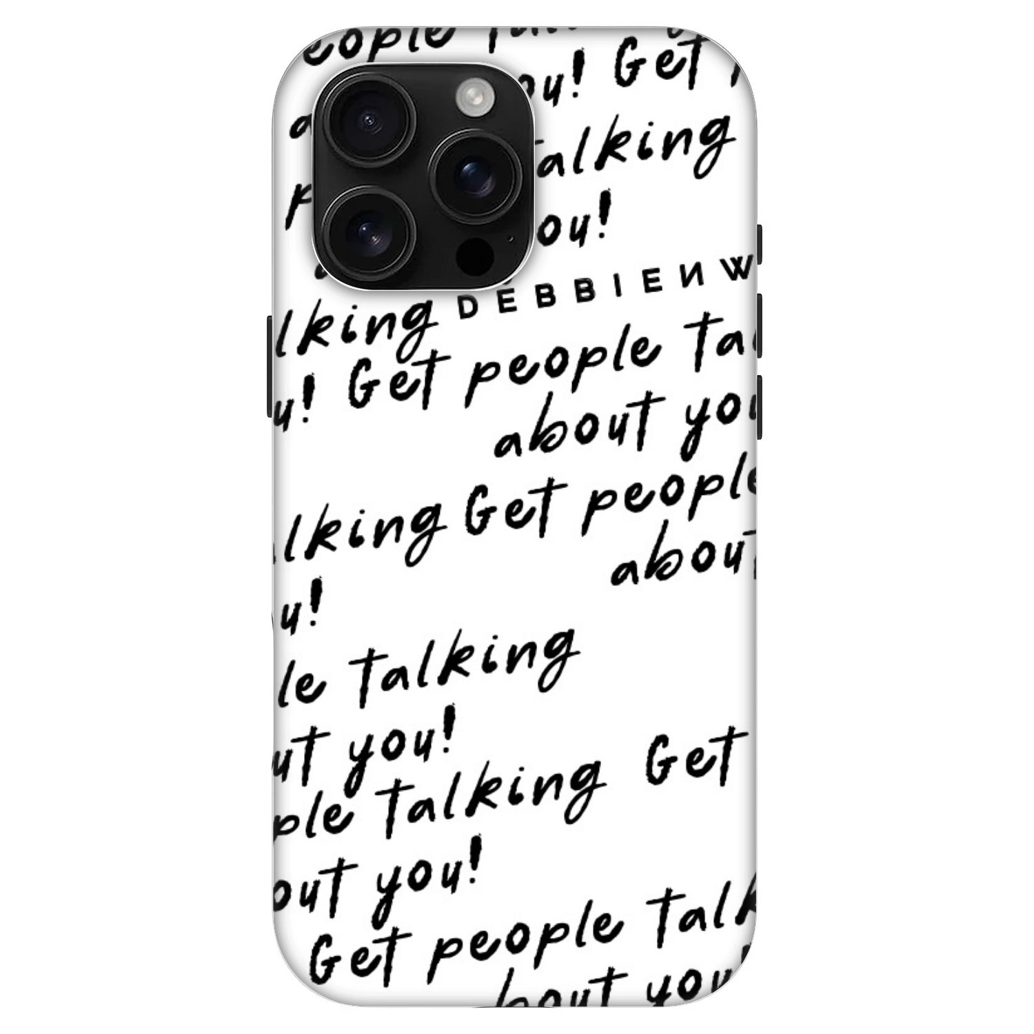 Picasee Fashion Case MagSafe für Apple iPhone 16 Pro Max - GET PEOPLE TALK ABOUT YOU