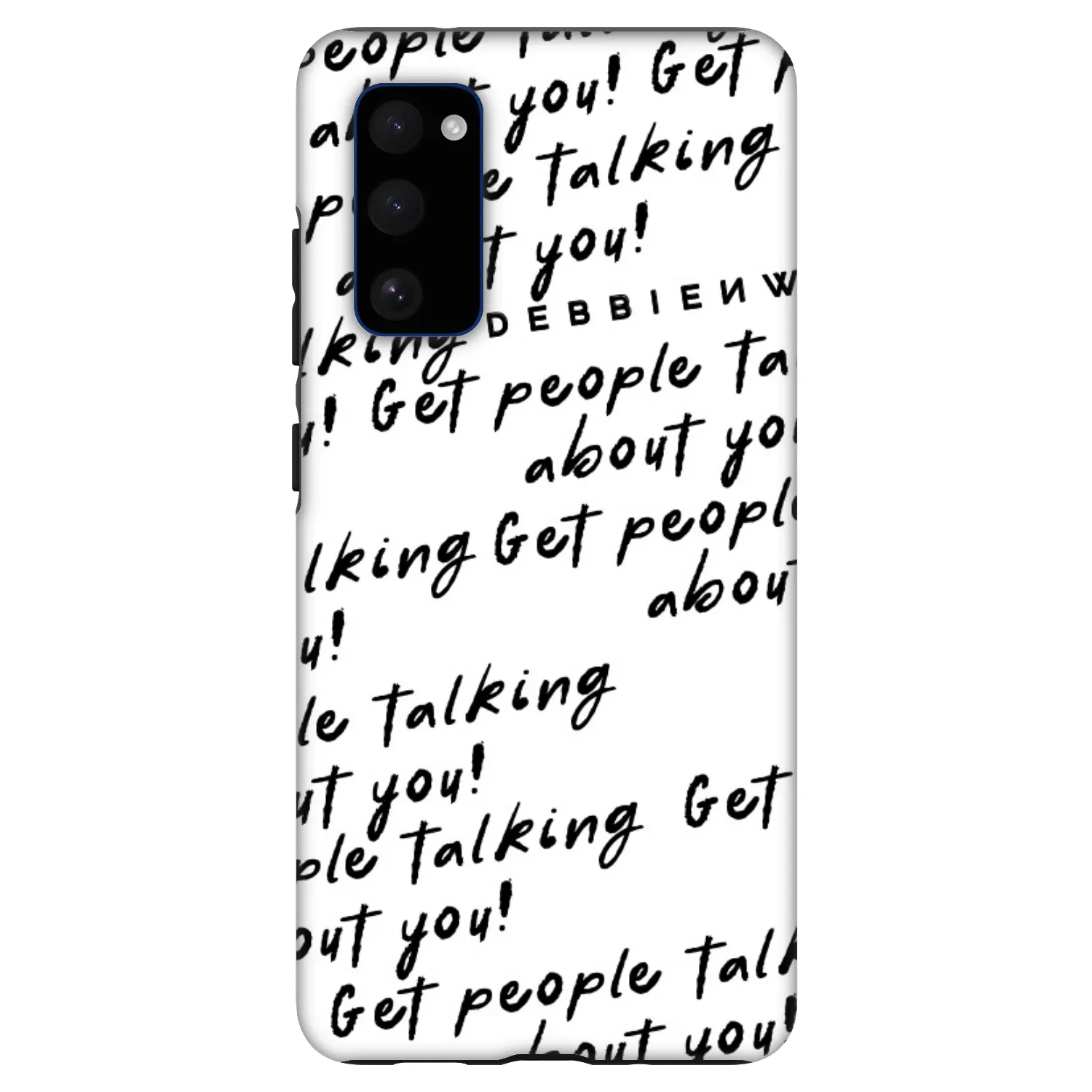 Picasee Fashion Case für Samsung Galaxy S20 FE - GET PEOPLE TALK ABOUT YOU