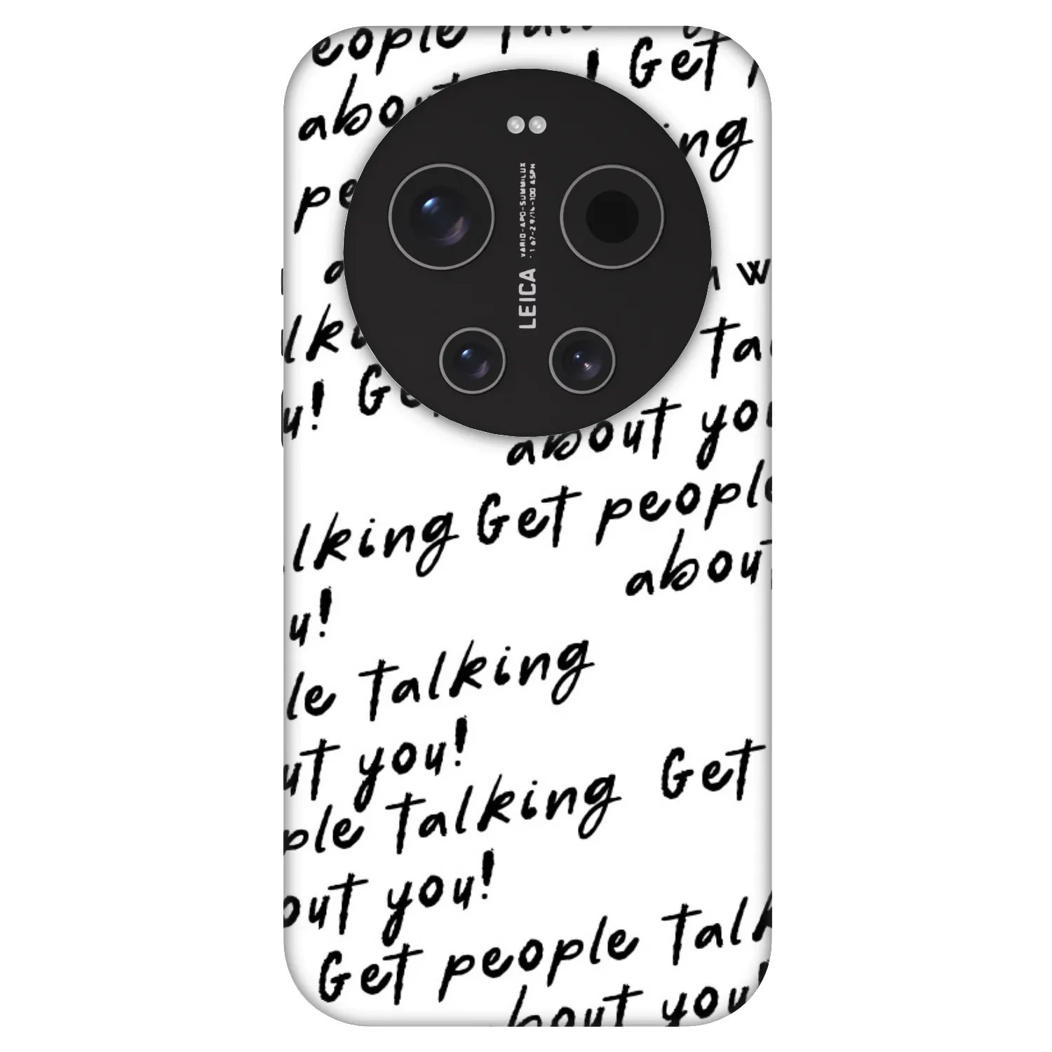 Picasee Fashion Case für Xiaomi 17 Ultra - GET PEOPLE TALK ABOUT YOU