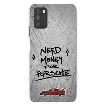 Picasee Xiaomi Poco M3 Hülle - Transparentes Silikon - Grey Drift