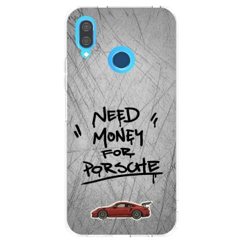 Picasee Huawei P20 Lite Hülle - Transparentes Silikon - Grey Drift