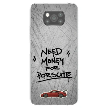Picasee Xiaomi Poco X3 Pro Hülle - Schwarzes Silikon - Grey Drift