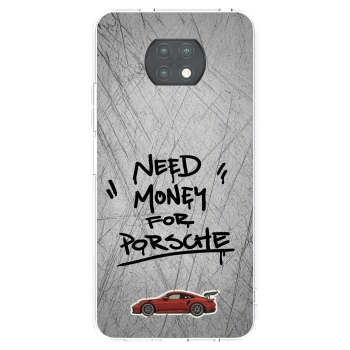Picasee Xiaomi Redmi Note 9T Hülle - Transparentes Silikon - Grey Drift