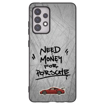 Picasee Samsung Galaxy A52s 5G A528B Hülle - Schwarzes Silikon - Grey Drift