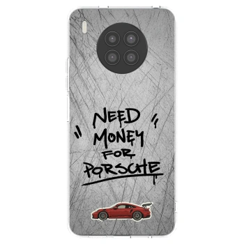 Picasee Huawei Nova 8i Hülle - Transparentes Silikon - Grey Drift