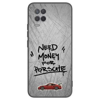 Picasee Realme 8 5G Hülle - Schwarzes Silikon - Grey Drift