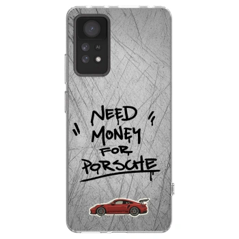 Picasee Xiaomi Redmi Note 11 Pro Hülle - Transparentes Silikon - Grey Drift