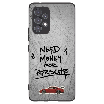 Picasee Samsung Galaxy A53 5G A536 Hülle - Schwarzes Silikon - Grey Drift