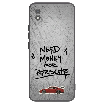 Picasee Realme C11 (2021) Hülle - Schwarzes Silikon - Grey Drift