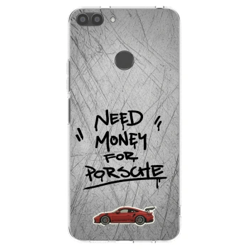 Picasee Huawei P Smart Hülle - Transparentes Silikon - Grey Drift