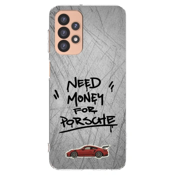 Picasee Samsung Galaxy A23 A236B 5G Hülle - Transparentes Silikon - Grey Drift