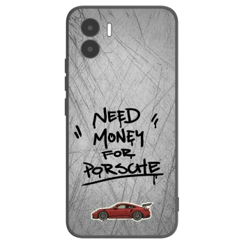 Picasee Xiaomi Redmi A1 Hülle - Schwarzes Silikon - Grey Drift