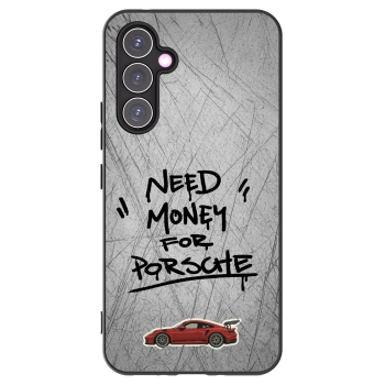 Picasee Samsung Galaxy A54 5G A546B Hülle - Schwarzes Silikon - Grey Drift