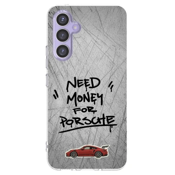 Picasee Samsung Galaxy A54 5G A546B Hülle - Transparentes Silikon - Grey Drift