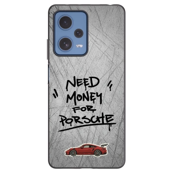 Picasee Xiaomi Redmi Note 12 Pro 5G Hülle - Schwarzes Silikon - Grey Drift