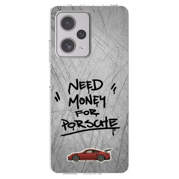 Picasee Xiaomi Redmi Note 12 Pro+ 5G Hülle - Transparentes Silikon - Grey Drift