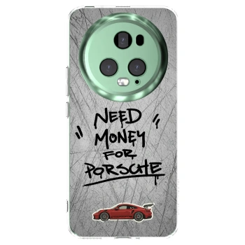 Picasee Honor Magic5 Pro Hülle - Transparentes Silikon - Grey Drift