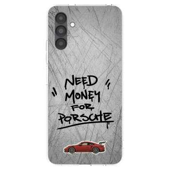 Picasee Samsung Galaxy A04s A047F Hülle - Transparentes Silikon - Grey Drift
