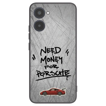 Picasee Realme 10 4G Hülle - Schwarzes Silikon - Grey Drift