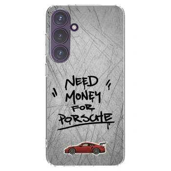 Picasee Samsung Galaxy S24+ S926B 5G Hülle - Transparentes Silikon - Grey Drift