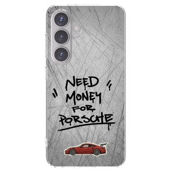 Picasee Samsung Galaxy S24 S921B 5G Hülle - Transparentes Silikon - Grey Drift