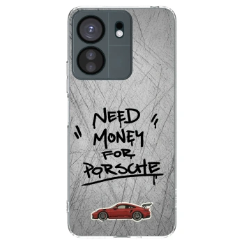 Picasee Xiaomi Redmi 13C 4G Hülle - Transparentes Silikon - Grey Drift