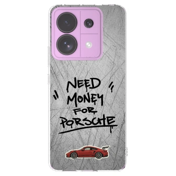 Picasee Xiaomi Redmi Note 13 Pro 5G Hülle - Transparentes Silikon - Grey Drift