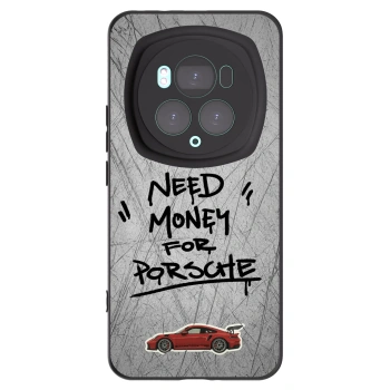 Picasee Honor Magic6 Pro Hülle - Schwarzes Silikon - Grey Drift