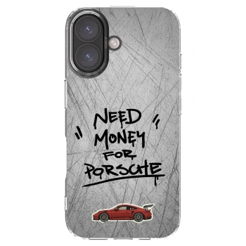 Picasee Apple iPhone 16 Hülle - Transparentes Silikon - Grey Drift