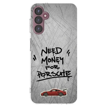 Picasee Samsung Galaxy A05s A057G Hülle - Transparentes Silikon - Grey Drift