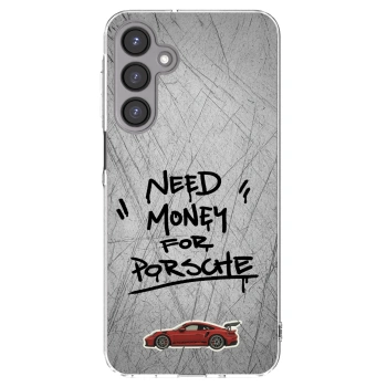 Picasee Samsung Galaxy A16 5G Hülle - Transparentes Silikon - Grey Drift