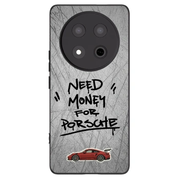 Picasee Honor Magic7 Lite 5G Hülle - Schwarzes Silikon - Grey Drift