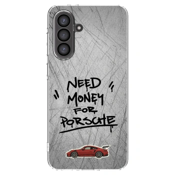 Picasee Samsung Galaxy A56 5G A566B Hülle - Transparentes Silikon - Grey Drift