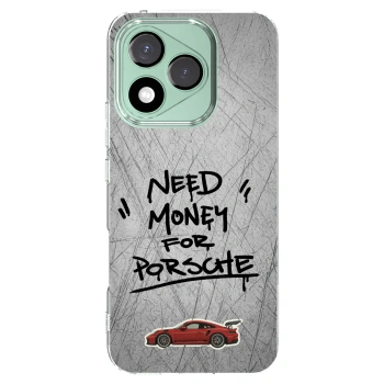 Picasee Honor 400 Lite 5G Hülle - Transparentes Silikon - Grey Drift