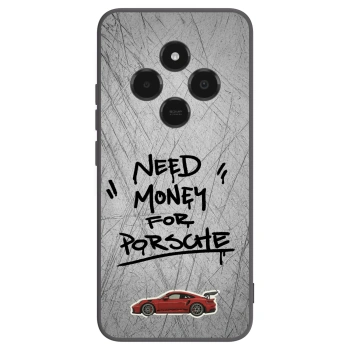 Picasee Xiaomi Poco C75 Hülle - Schwarzes Silikon - Grey Drift