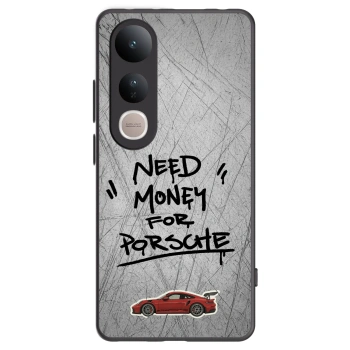 Picasee Vivo V50 Lite 5G Hülle - Schwarzes Silikon - Grey Drift