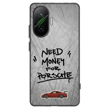 Picasee Xiaomi Poco F7 Pro 5G Hülle - Schwarzes Silikon - Grey Drift