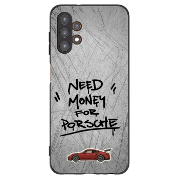 Picasee Samsung Galaxy A13 5G Hülle - Schwarzes Silikon - Grey Drift