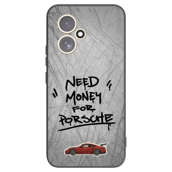 Picasee Honor 400 5G Hülle - Schwarzes Silikon - Grey Drift