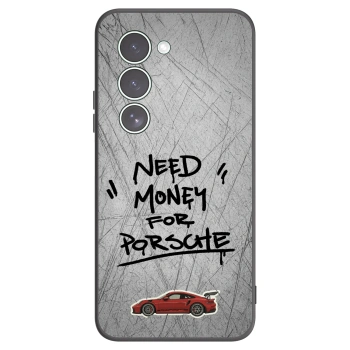 Picasee Xiaomi Redmi 15 5G Hülle - Schwarzes Silikon - Grey Drift