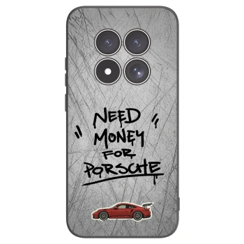 Picasee Xiaomi Redmi Note 15 Pro 4G Hülle - Schwarzes Silikon - Grey Drift