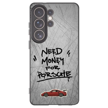 Picasee Samsung Galaxy S26 Ultra Hülle - Schwarzes Silikon - Grey Drift