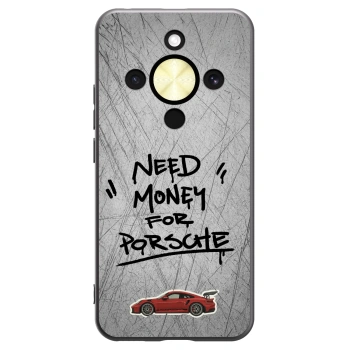 Picasee Honor Magic8 Lite 5G Hülle - Schwarzes Silikon - Grey Drift