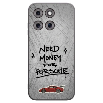 Picasee Motorola Moto G77 Hülle - Schwarzes Silikon - Grey Drift