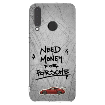 Picasee Honor 20 Lite Hülle - Transparentes Silikon - Grey Drift