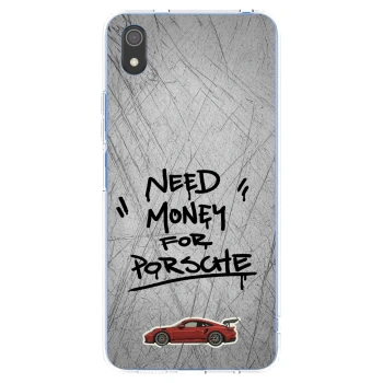 Picasee Xiaomi Redmi 7A Hülle - Transparentes Silikon - Grey Drift