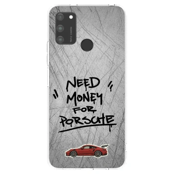 Hülle für Honor 9A - Grey Drift