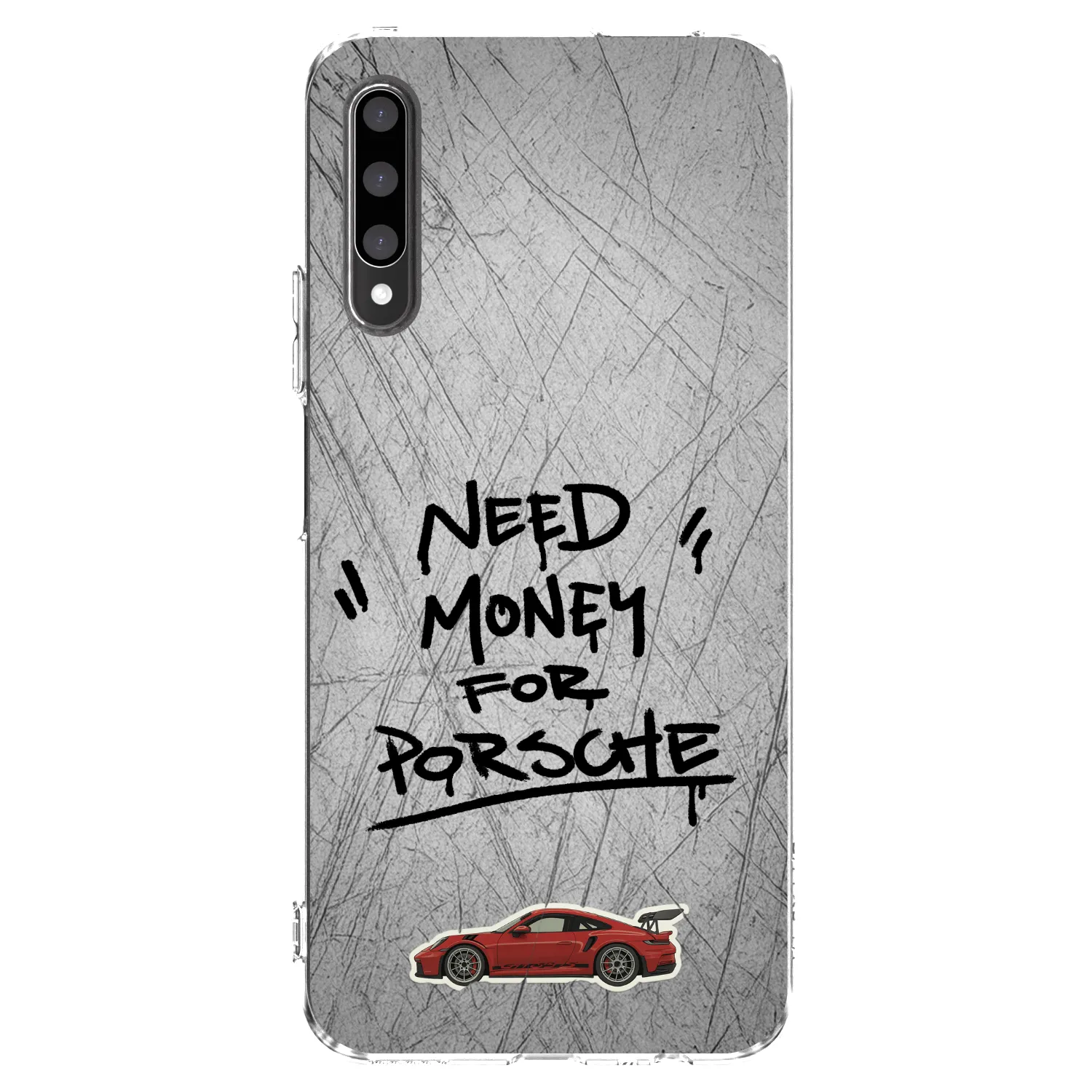 Picasee Honor 9X Pro Hülle - Transparentes Silikon - Grey Drift