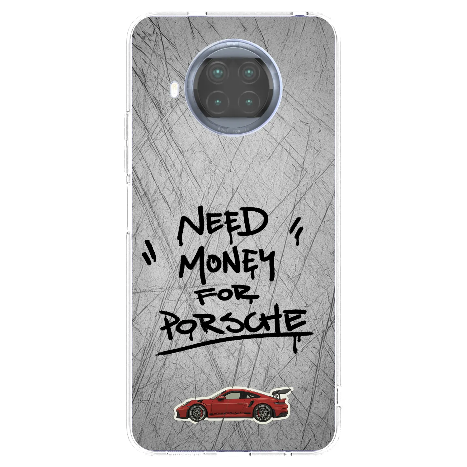 Picasee Xiaomi Mi 10T Lite Hülle - Transparentes Silikon - Grey Drift